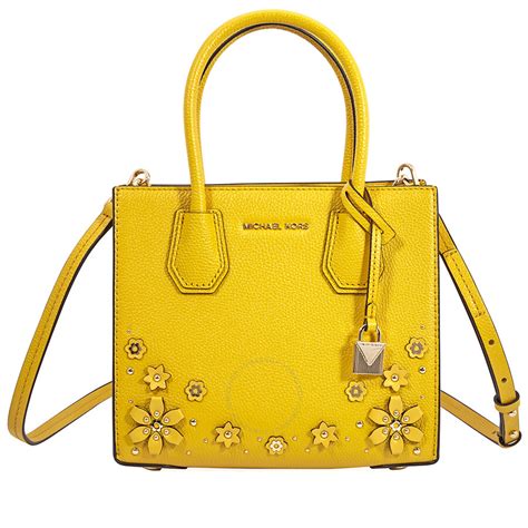 sunflower yellow michael kors purse|Michael Kors yellow crossbody purse.